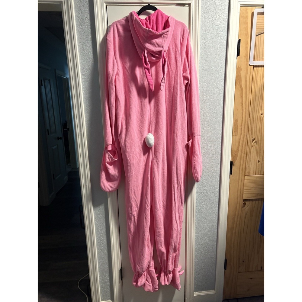 A Christmas Story Pink Nightmare Bunny Suit Adult S/M Pink Fleece Union Suit - Picture 5 of 10